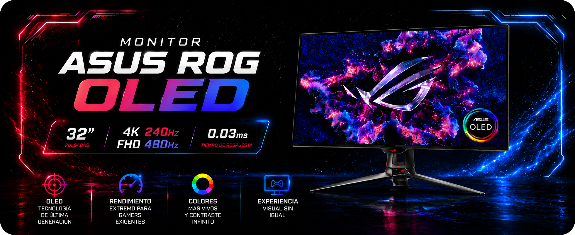 ASUS ROG Monitor 32 OLED 4K 240Hz